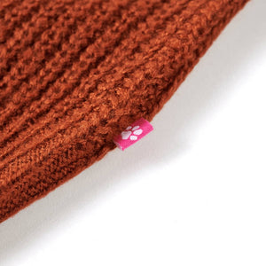 Kinder-Pulloverweste Gestrickt Cognac 116 Stilecasa