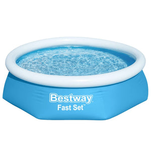 Bestway Swimmingpool Aufblasbar Rund Fast Set 244x66 cm 57265