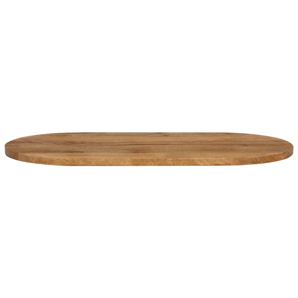 vidaXL Tischplatte 100x40x3,8 cm Oval Massivholz Mango