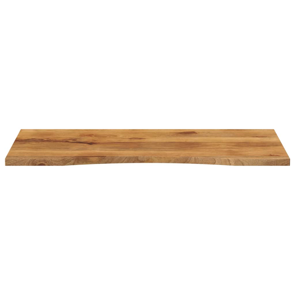 vidaXL Schreibtischplatte mit Aussparung 120x50x2,5cm Massivholz Mango