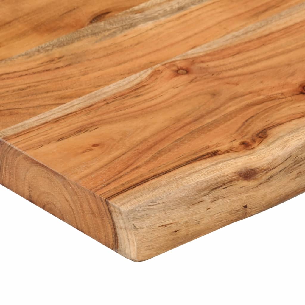 vidaXL Tischplatte 140x30x2,5 cm Rechteckig Akazienholz Naturkante