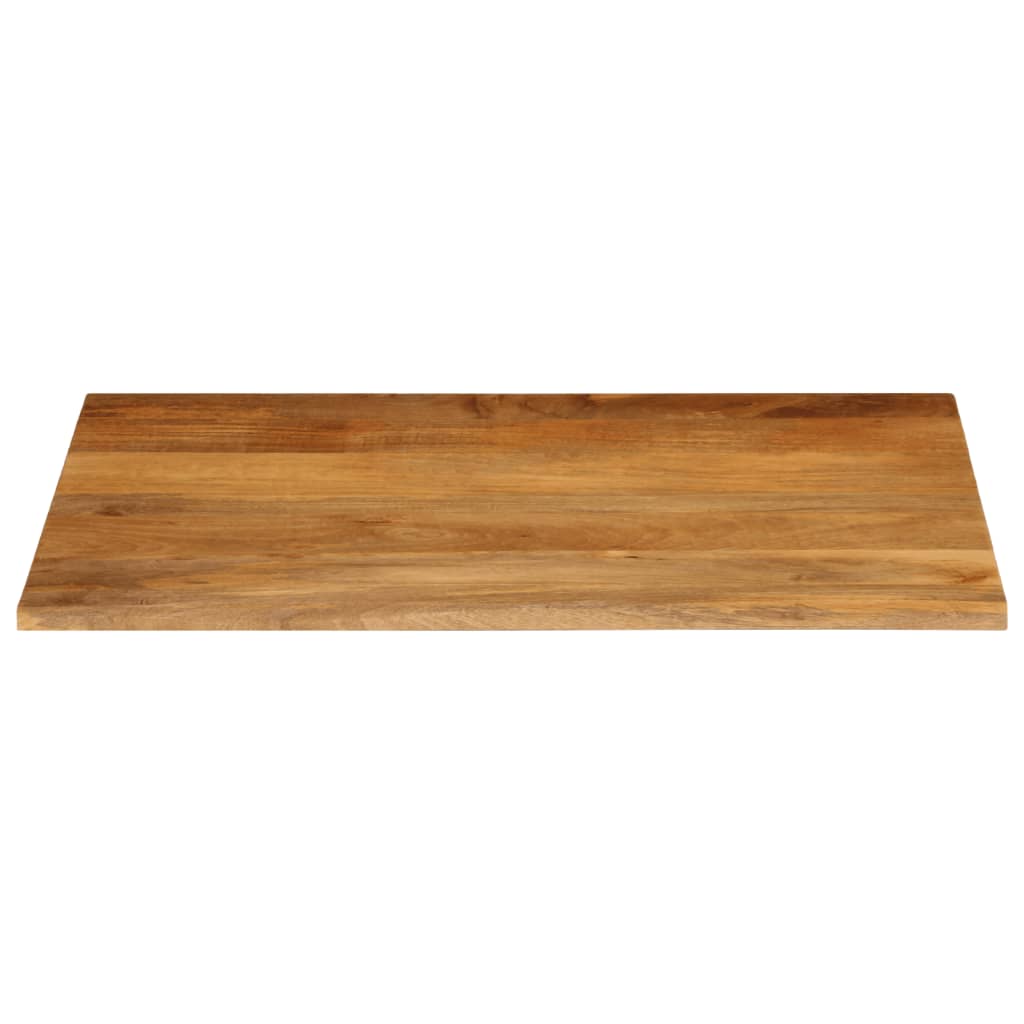 vidaXL Tischplatte mit Baumkante 100x80x2,5 cm Massivholz Mango