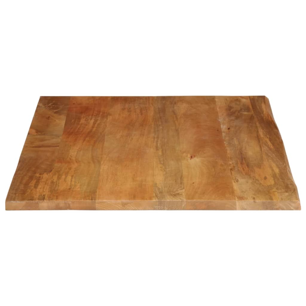 vidaXL Tischplatte mit Baumkante 100x80x2,5 cm Massivholz Mango