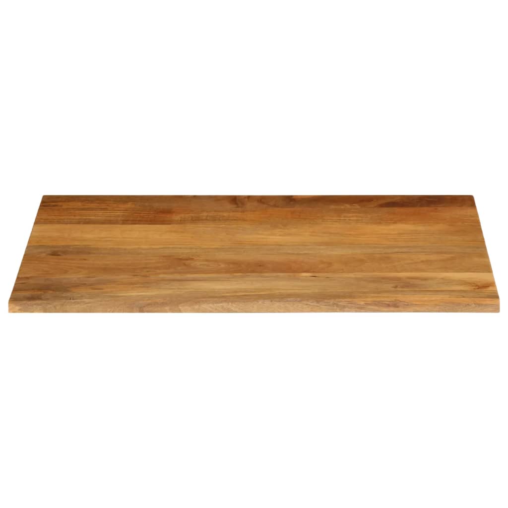 vidaXL Tischplatte mit Baumkante 100x80x3,8 cm Massivholz Mango