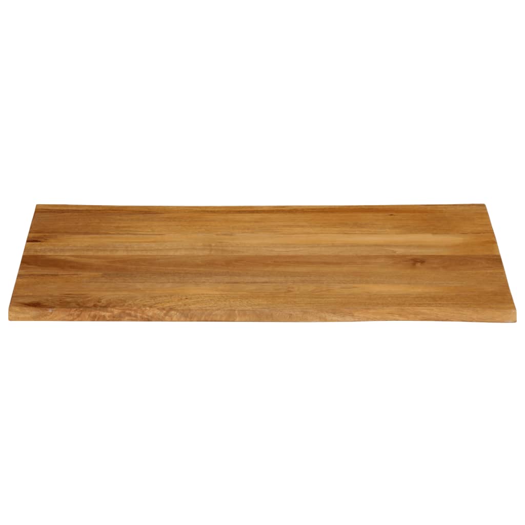 vidaXL Tischplatte mit Baumkante 110x80x3,8 cm Massivholz Mango