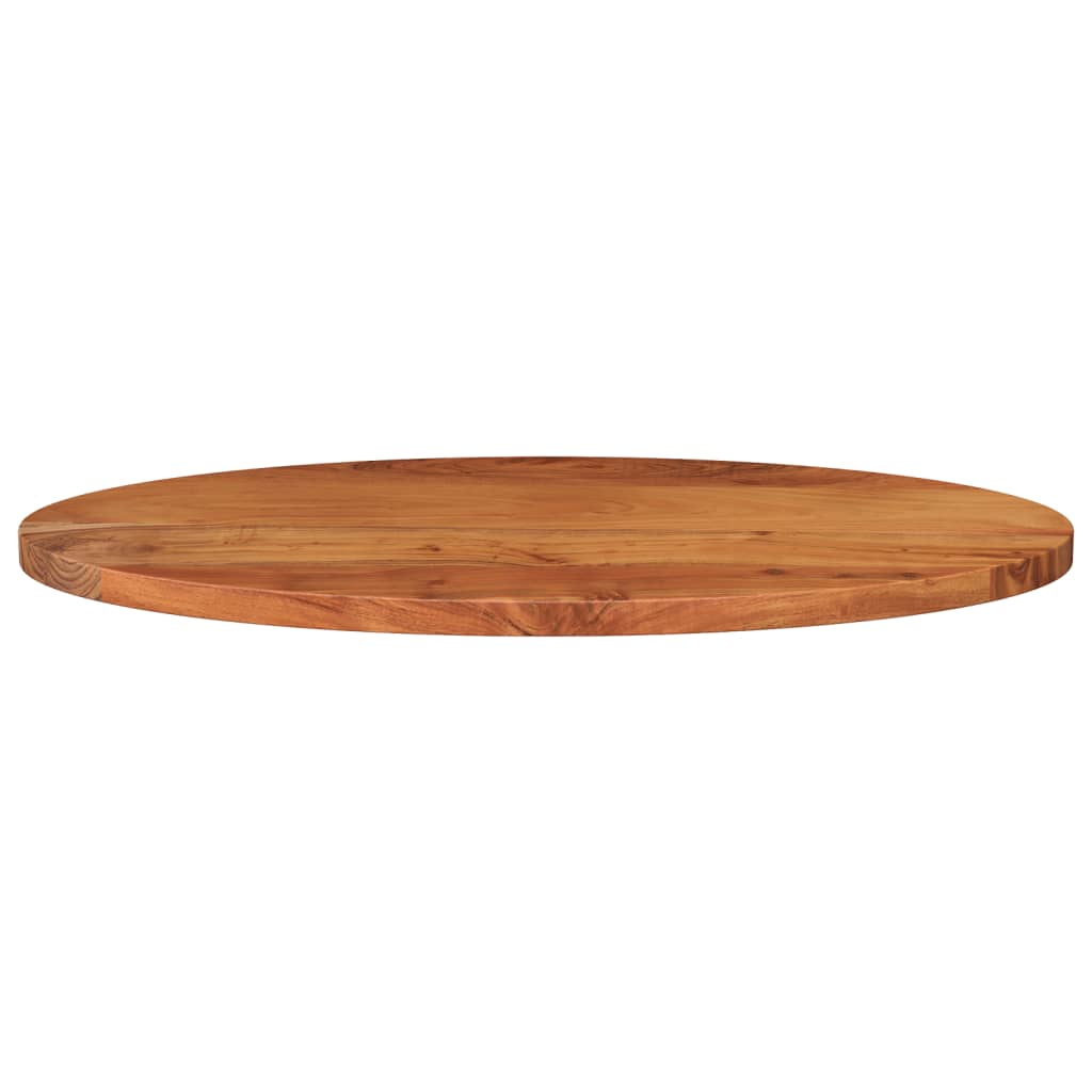 vidaXL Tischplatte 110x40x3,8 cm Oval Massivholz Akazie