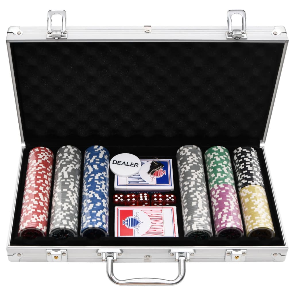 Pokerchips-Set 300 Stk. 11,5 g Stilecasa