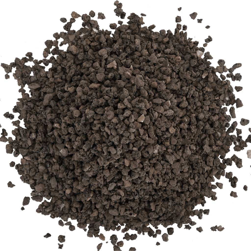 vidaXL Basalt-Kies 10 kg Schwarz 5-8 mm