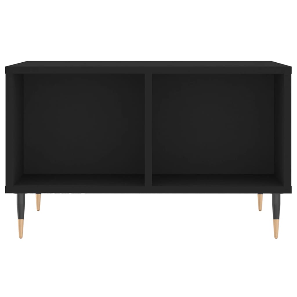 vidaXL Couchtisch Schwarz 60x50x36,5 cm Holzwerkstoff