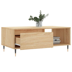 vidaXL Couchtisch Sonoma-Eiche 90x50x36,5 cm Holzwerkstoff