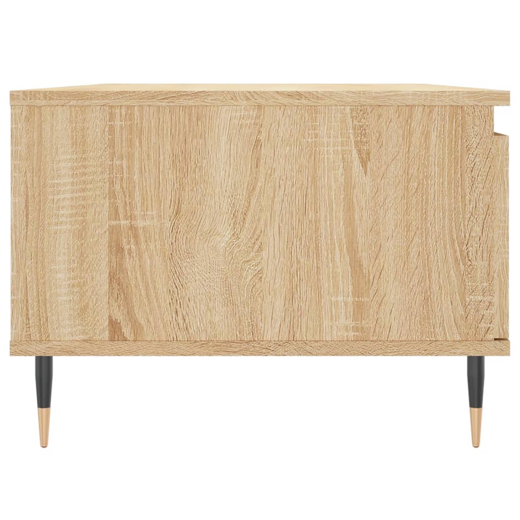 vidaXL Couchtisch Sonoma-Eiche 90x50x36,5 cm Holzwerkstoff