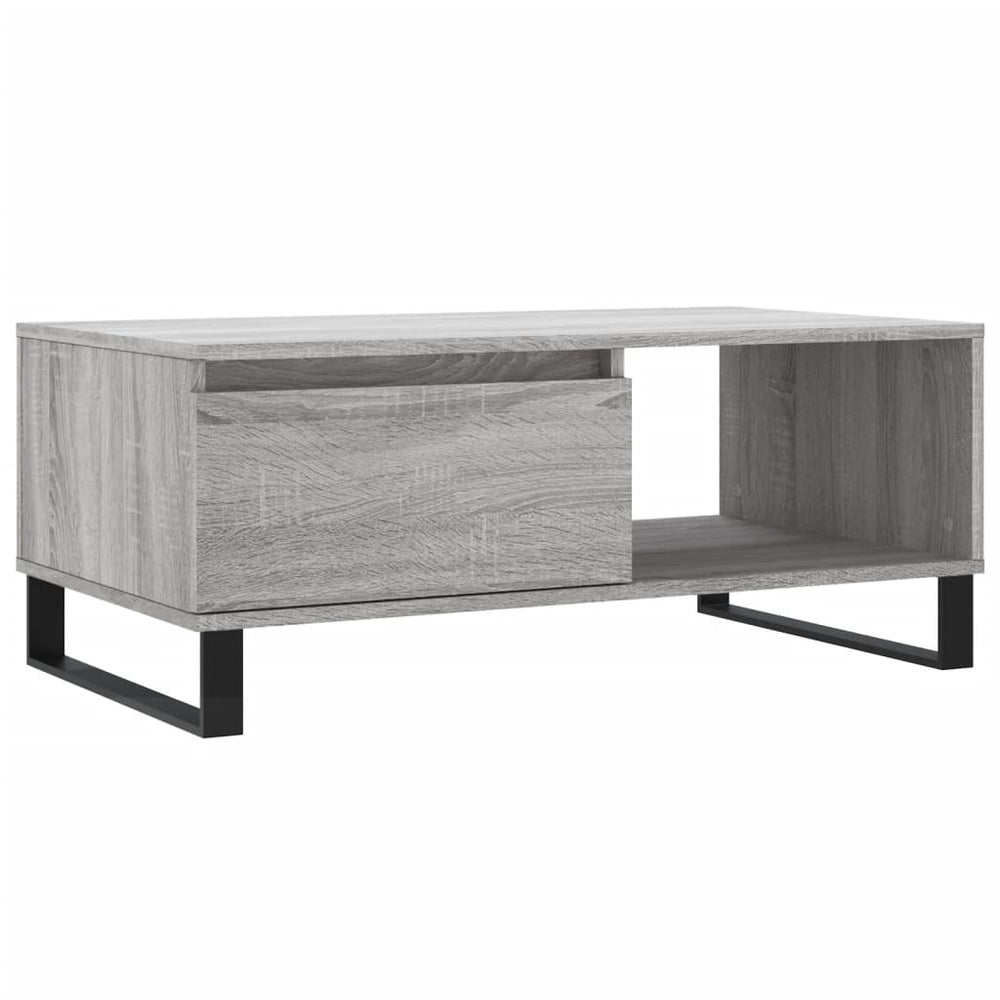 Couchtisch Grau Sonoma 90x50x36,5 cm Holzwerkstoff Stilecasa