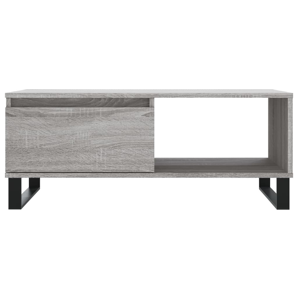 Couchtisch Grau Sonoma 90x50x36,5 cm Holzwerkstoff Stilecasa