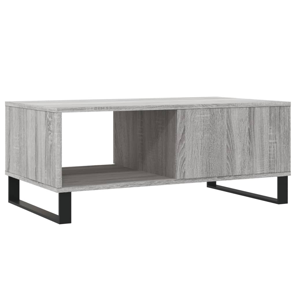 Couchtisch Grau Sonoma 90x50x36,5 cm Holzwerkstoff Stilecasa