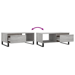 Couchtisch Grau Sonoma 90x50x36,5 cm Holzwerkstoff Stilecasa