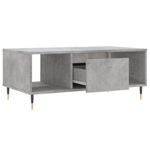 vidaXL Couchtisch Betongrau 90x50x36,5 cm Holzwerkstoff