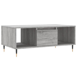 vidaXL Couchtisch Grau Sonoma 90x50x36,5 cm Holzwerkstoff