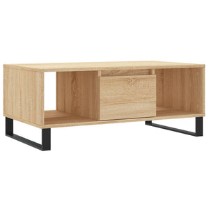 vidaXL Couchtisch Sonoma-Eiche 90x50x36,5 cm Holzwerkstoff