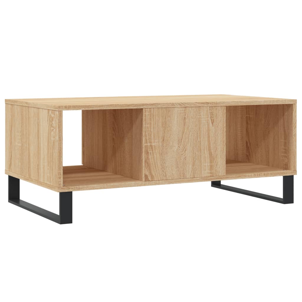 vidaXL Couchtisch Sonoma-Eiche 90x50x36,5 cm Holzwerkstoff