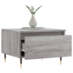 vidaXL Couchtische 2 Stk. Grau Sonoma 50x46x35 cm Holzwerkstoff