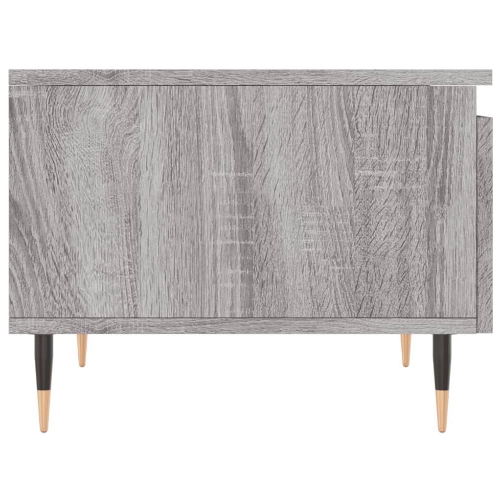 vidaXL Couchtische 2 Stk. Grau Sonoma 50x46x35 cm Holzwerkstoff