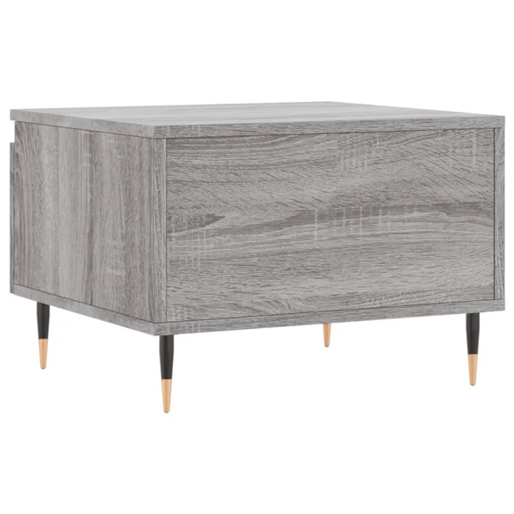 vidaXL Couchtische 2 Stk. Grau Sonoma 50x46x35 cm Holzwerkstoff