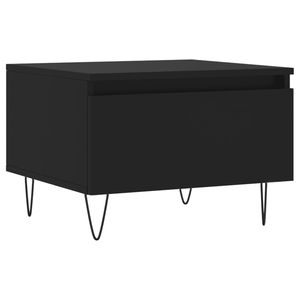 vidaXL Couchtisch Schwarz 50x46x35 cm Holzwerkstoff