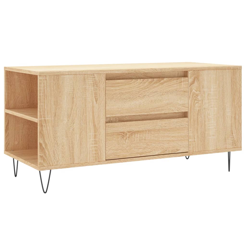 vidaXL Couchtisch Sonoma-Eiche 102x44,5x50 cm Holzwerkstoff