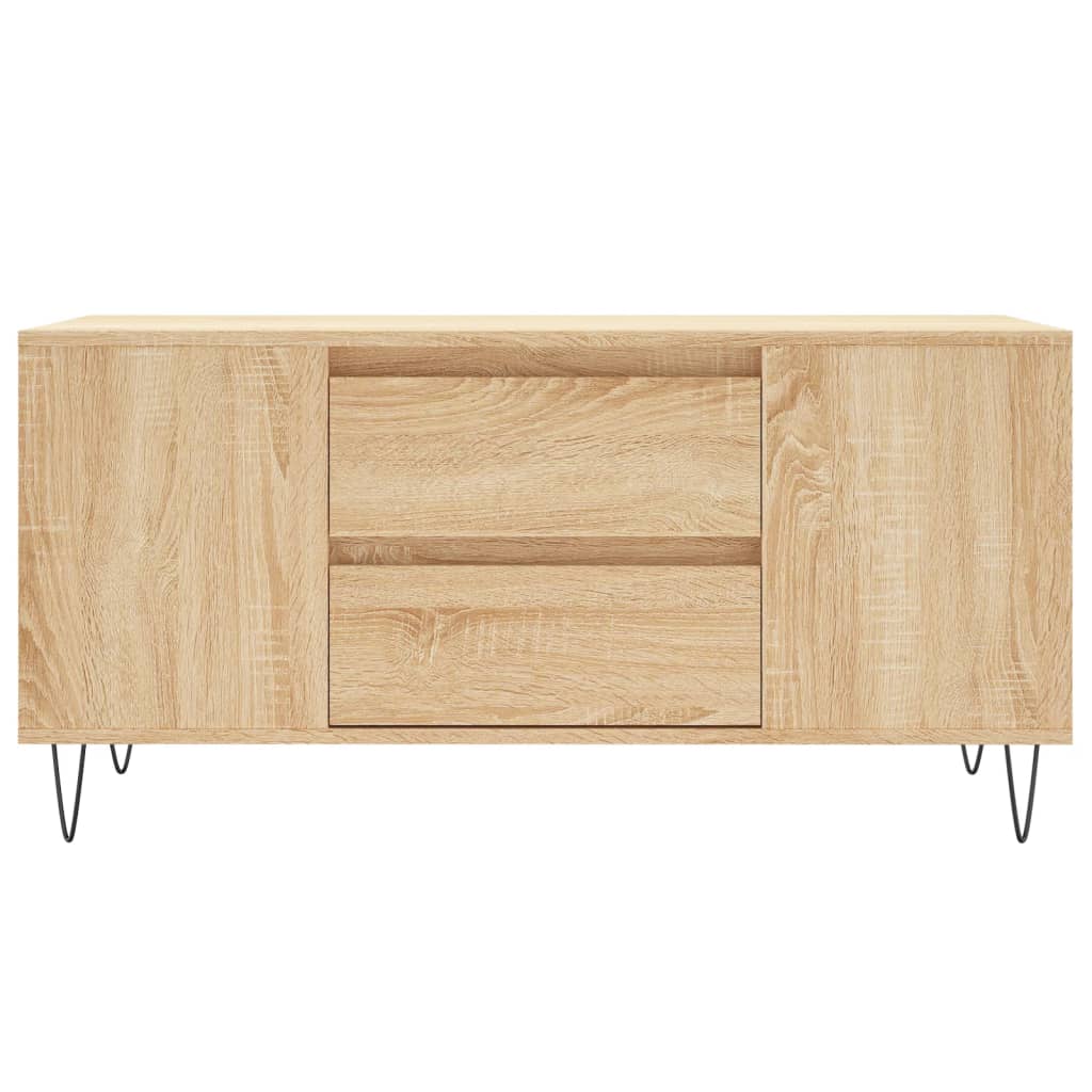 vidaXL Couchtisch Sonoma-Eiche 102x44,5x50 cm Holzwerkstoff