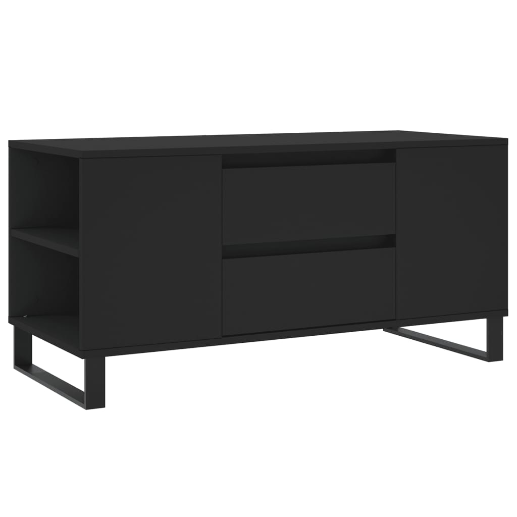 vidaXL Couchtisch Schwarz 102x44,5x50 cm Holzwerkstoff