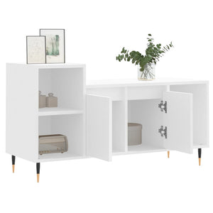 vidaXL TV-Schrank Weiß 100x35x55 cm Holzwerkstoff