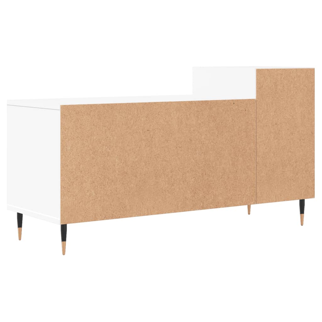 vidaXL TV-Schrank Weiß 100x35x55 cm Holzwerkstoff