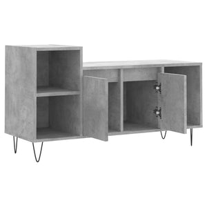 vidaXL TV-Schrank Betongrau 100x35x55 cm Holzwerkstoff