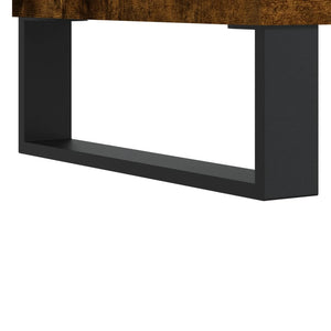 vidaXL TV-Schrank Räuchereiche 100x35x55 cm Holzwerkstoff