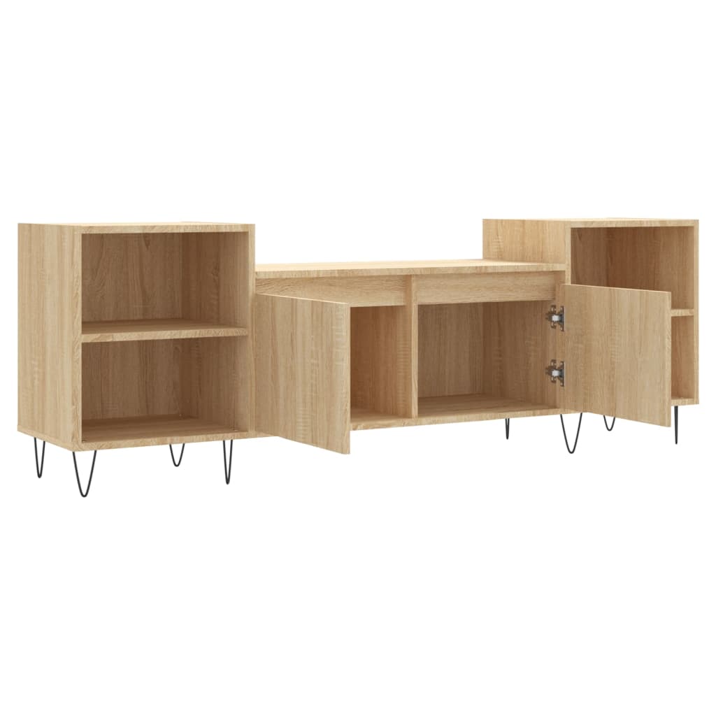 vidaXL TV-Schrank Sonoma-Eiche 160x35x55 cm Holzwerkstoff