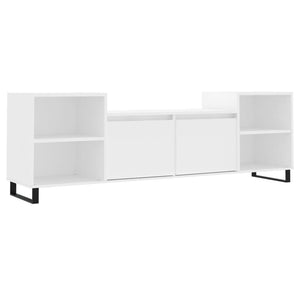 vidaXL TV-Schrank Weiß 160x35x55 cm Holzwerkstoff