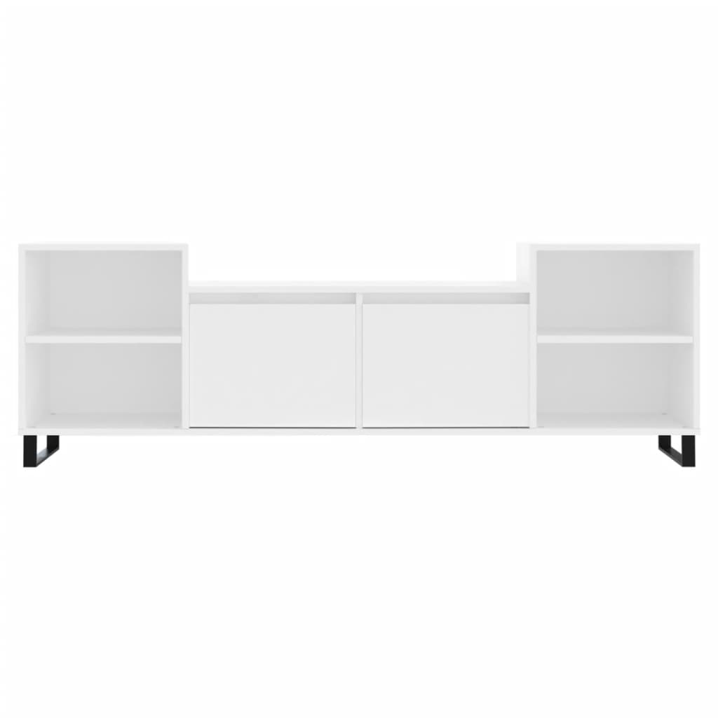 vidaXL TV-Schrank Weiß 160x35x55 cm Holzwerkstoff