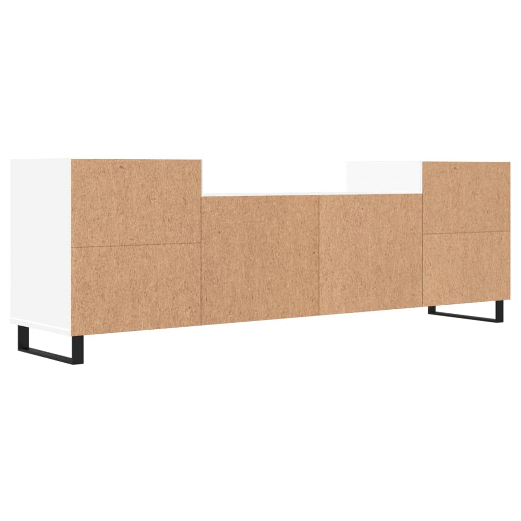 vidaXL TV-Schrank Weiß 160x35x55 cm Holzwerkstoff