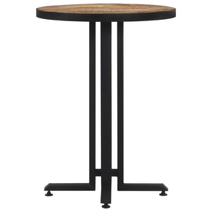 vidaXL Bistrotisch Rund Ø55x76 cm Recyceltes Massivholz Teak