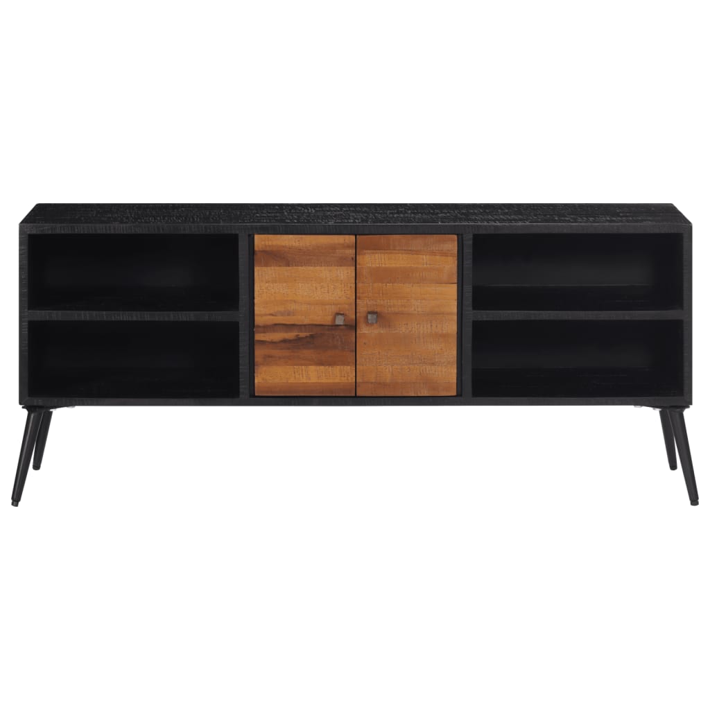 TV-Schrank 112x31x45 cm Recyceltes Massivholz Teak