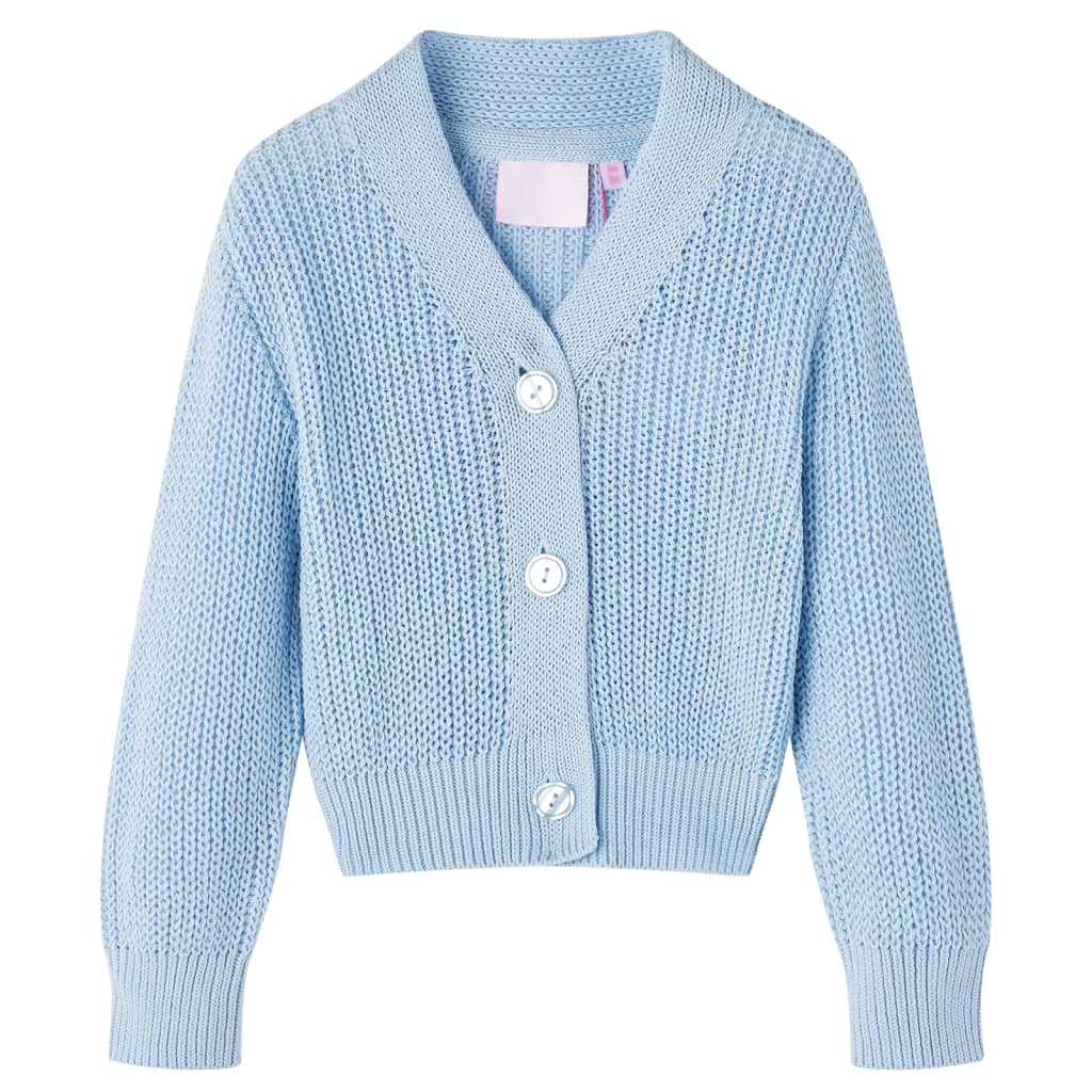 Kinder-Strickjacke Blau 104