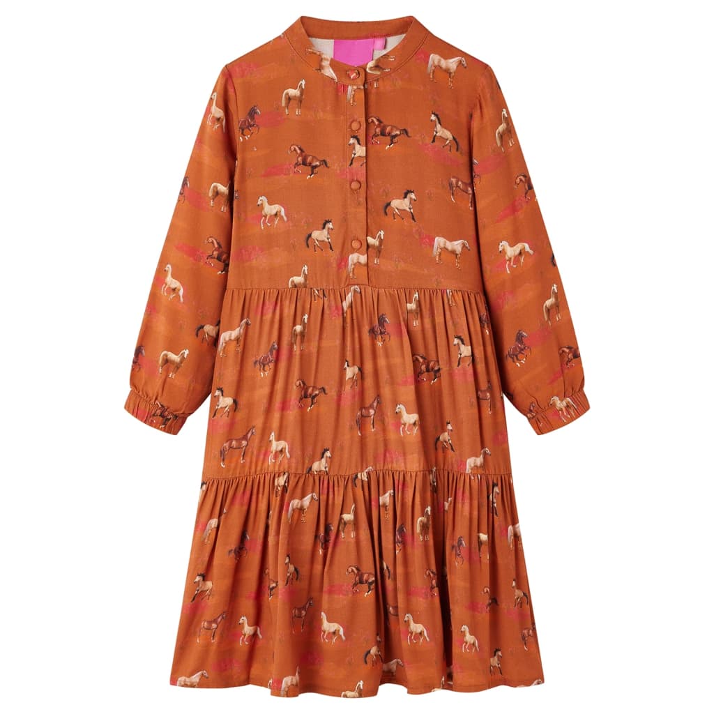 Kinderkleid Cognac 92