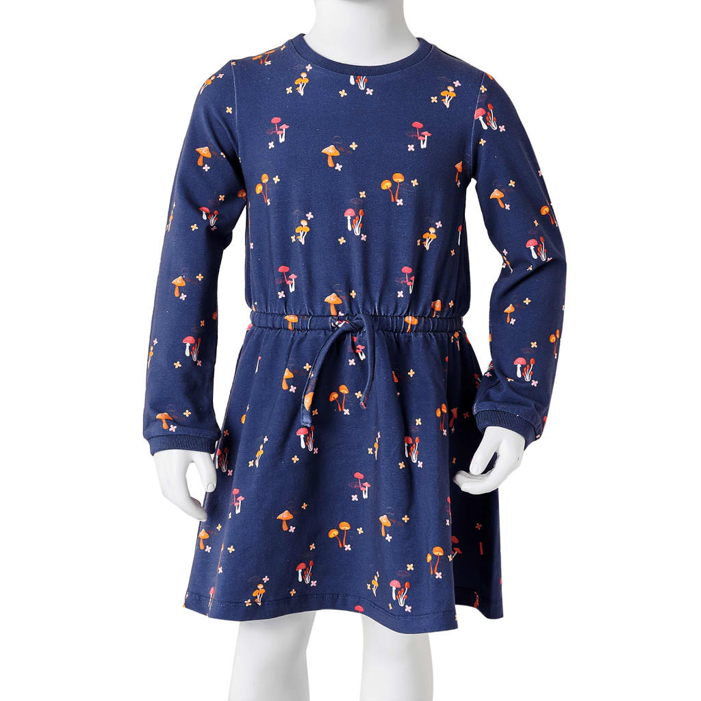 Kinderkleid Marineblau 140