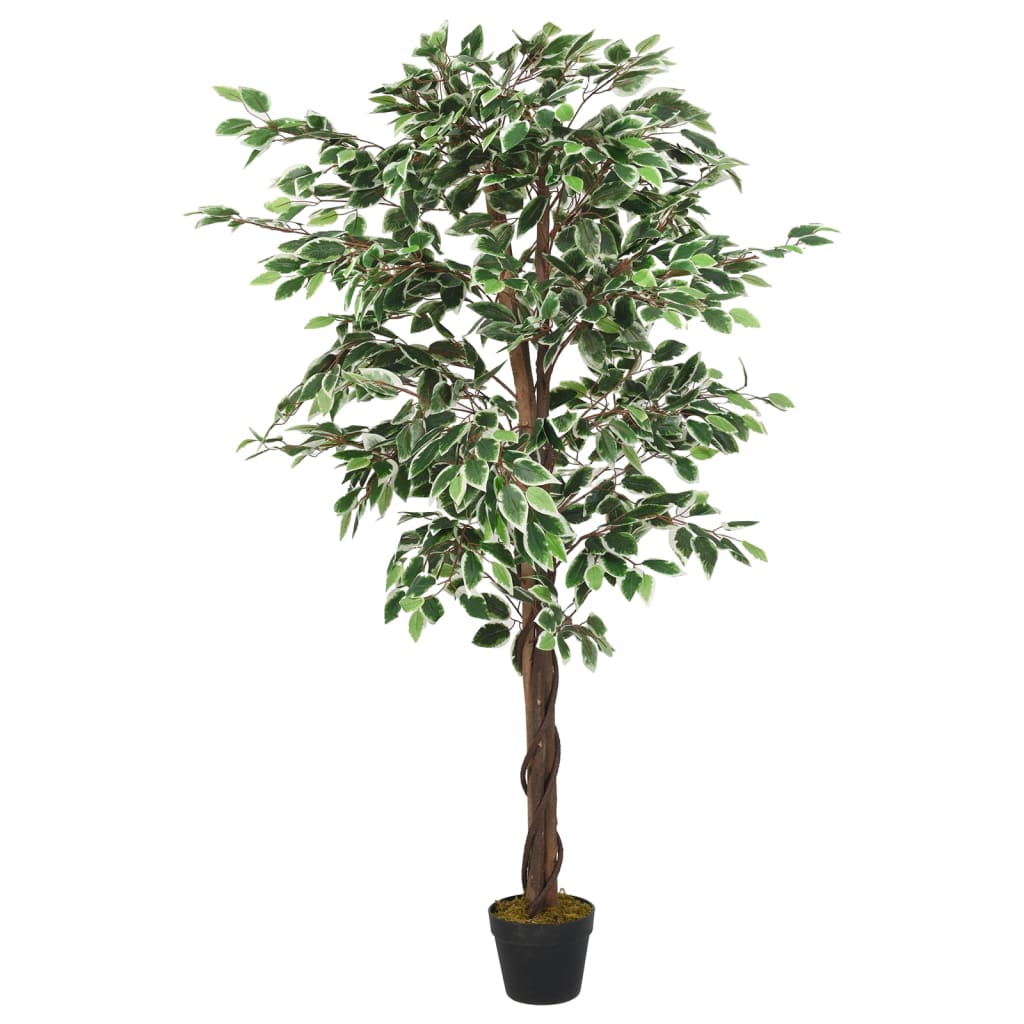 Ficusbaum Künstlich 756 Blätter 150 cm Grün Stilecasa