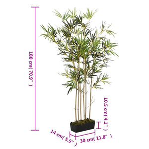 vidaXL Bambusbaum Künstlich 1288 Blätter 180 cm Grün