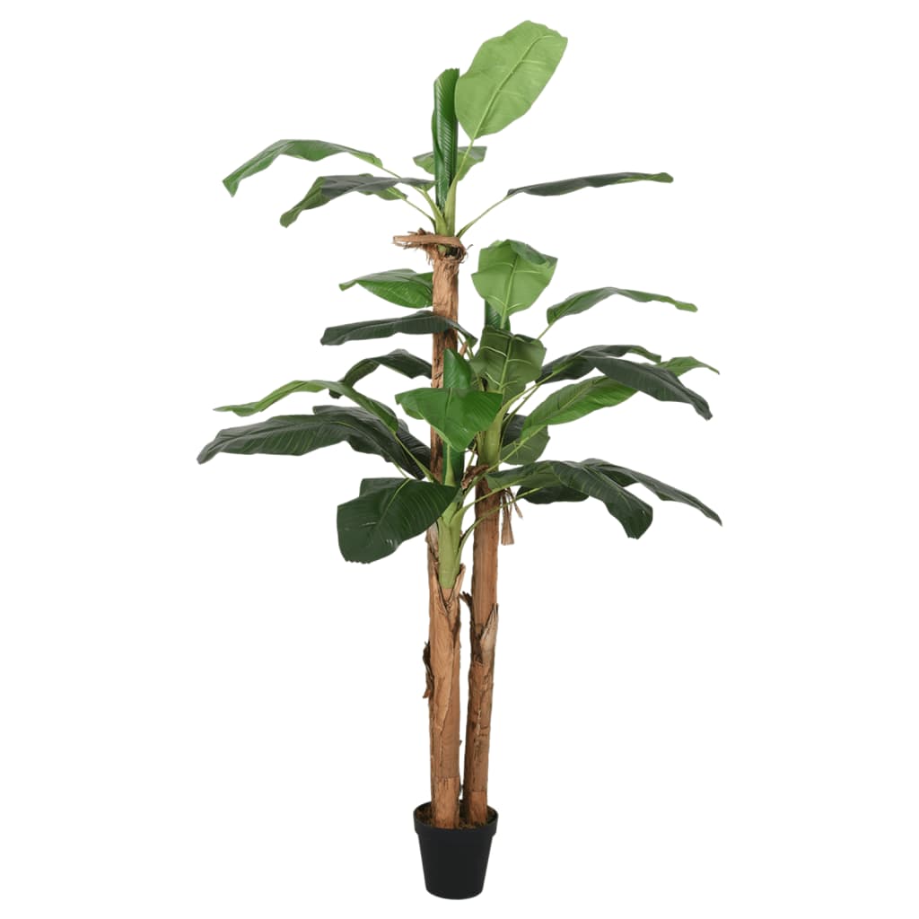 vidaXL Bananenbaum Künstlich 18 Blätter 150 cm Grün