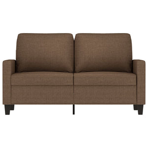 vidaXL 2-Sitzer-Sofa Braun 120 cm Stoff