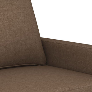 vidaXL 2-Sitzer-Sofa Braun 120 cm Stoff