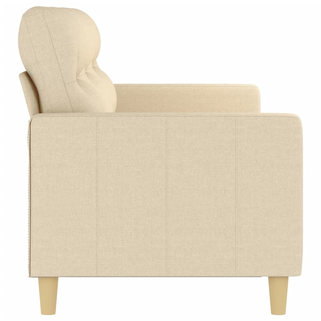 3-Sitzer-Sofa Creme 180 cm Stoff Stilecasa