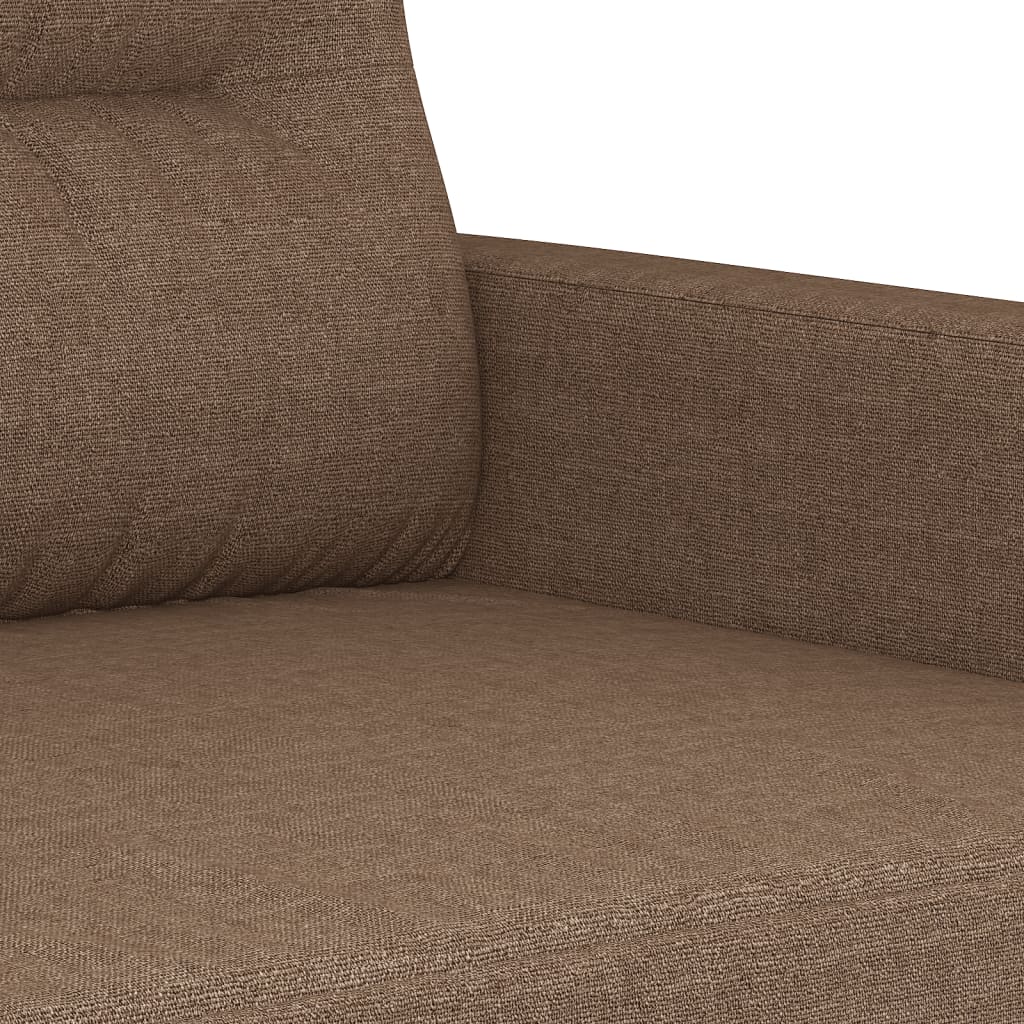 vidaXL 3-Sitzer-Sofa Braun 180 cm Stoff